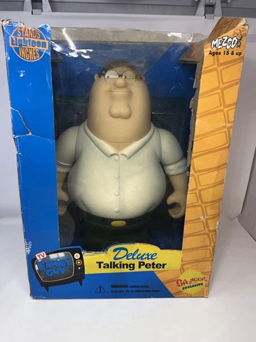 Mezco Family Guy Deluxe Talking Peter Spencer Gifts Exclusive New (Dmg’d Box) Cover