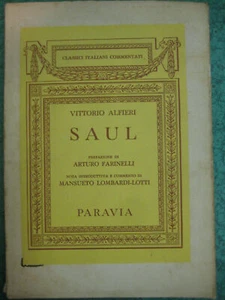 LIBRO: SAUL - VITTORIO ALFIERI - PARAVIA - Picture 1 of 1