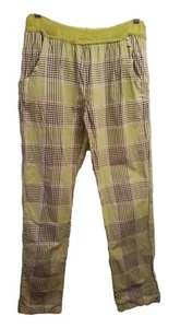 Diesel a cuadros tartán bolsillos a cuadros calzoncillos de algodón pantalones largos Johns pijama M - Imagen 1 de 9