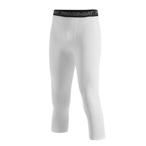 Men's Compression Pants Running Tight Gym Training Leggings Base Layer Bottoms - Picture 1 of 31