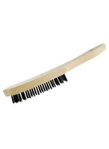 Drahtbürste 28 cm Stahl 4-reihig Stahlbürste Bürste Stahldrahtbürste 280 mm - Bild 1 von 2