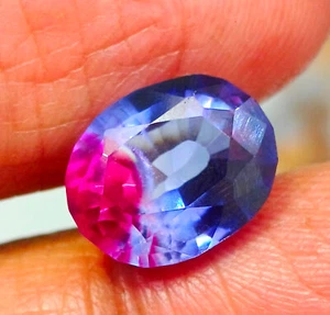 Rare Beautiful 8.30 Cts Natural Blood Sapphire Oval Cut Shape Loose Gemstone B14 - Picture 1 of 4
