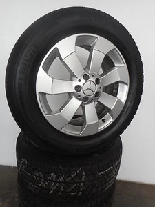 4 Winterreifen 255 55 R18 original Mercedes M-Klasse W166 18" Alufelgen - Picture 1 of 4