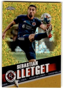 2022 Topps Chrome MLS Gold Mini-Diamond Refractors Sebastian Lletget /50 #45 New - Picture 1 of 2