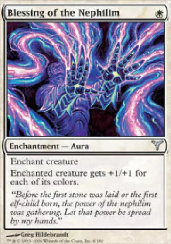 BLESSING OF THE NEPHILIM Dissension MTG Magic the Gathering Cards DJMagic - Image 1 of 1
