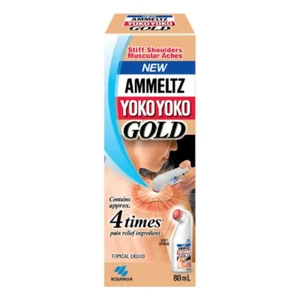 2 x Ammeltz Yoko Yoko Gold 4time Pain Relief for Shoulders & Muscular Aches 80ml - Picture 1 of 5
