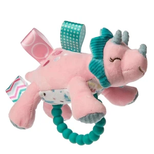 Soft Baby Rattle with Soothing Teether Ring and Sensory Tags, 6-Inches, Aroar-A- - Picture 1 of 17
