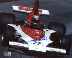 MARIO ANDRETTI SIGNED AUTOGRAPHED 8x10 PHOTO AUTO RACING LEGEND BECKETT BAS - Picture 1 of 2