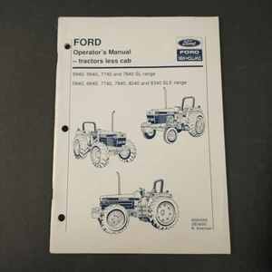 Ford New Holland 5640 6640 7740 7840 Operator  Manual ORIGINAL OEM - Picture 1 of 2