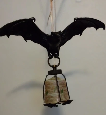 ANTIQUE Gothic BAT Chandelier......Really Old...Available as Ready-to-Hang Cover