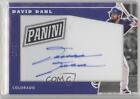 2017 National Convention Manufactured /20 David Dahl RPA Rookie Patch Auto RC