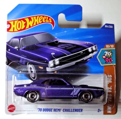 Hot Wheels - '70 Dodge Hemi Challenger - Mopar - HW: '70S Vs. '90S 2025 - HYY96 - Immagine 1 di 2