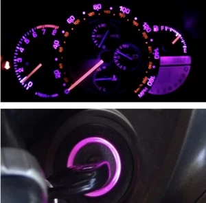 Pink / Purple Cluster and Key Ring Led Bulb Combo Kit for Lexus IS300 2001-2005 - Picture 1 of 4