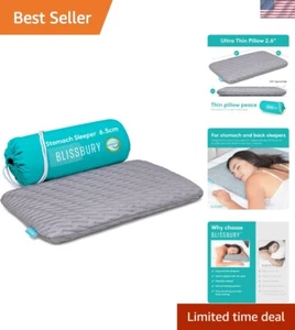 Stomach Sleeping Pillow - Thin Memory Foam Pillow for Stomach Sleepers | Ultr... - Picture 1 of 10