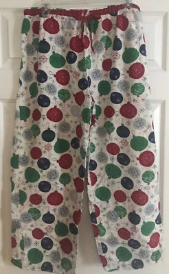 Женские пижамные брюки жокей для сна одежда для отдыха размер L рождественские украшения - Изображение 1 из 4