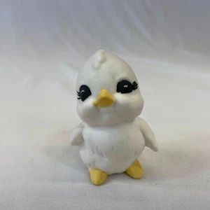 Statuina anatroccolo anatra bianca fragile bigiotteria carina vintage antica decorazione casa - Foto 1 di 6