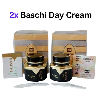 2X Baschi Day Pearl Cream Skin Dark Spots Clear Powder Active Reduce Freckles N - Image 1 of 4
