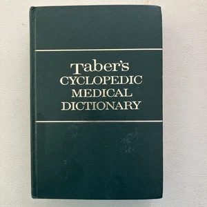 Taber's Cyclopedic Medical Dictionary 1970-Revised Thomas Edition 12 Illustrated - Bild 1 von 16