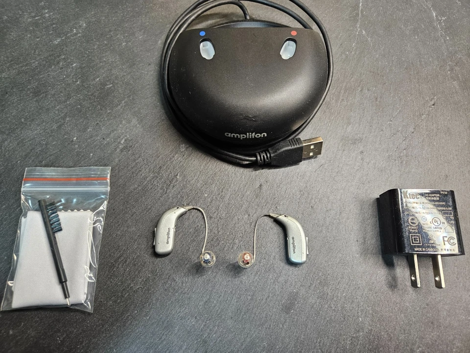 Oticon Zircon 1 MiniRITE R 48 Channels App bluetooth+Free Charger - Image 1 of 1