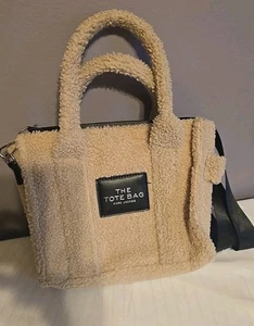 Marc Jacobs Sherpa Brown Teddy Tote Bag Crossbody - Picture 1 of 8