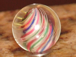 .688 inch dia. Antique German swirl marble - Picture 1 of 6