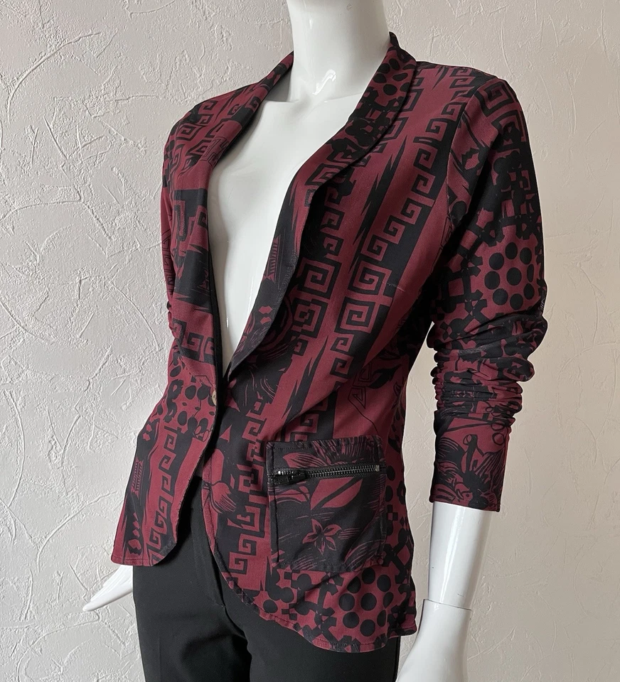 Veste Noire & Bordeaux Desigual By Christian Lacroix - Photo 1/4