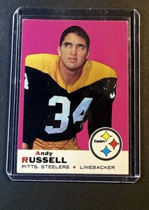 1969 Topps - Andy Russell #17 Pittsburgh Steelers - Picture 1 of 2