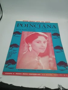 SELTENE Noten Poinciana Caterina Valente Buddy Bernier Nat Simon 1936 - Bild 1 von 7