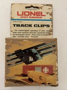 Lionel O-27 Gauge 11 total clips. One Dozen 6-2901 Track Clips Only 11 Clips - Picture 1 of 4