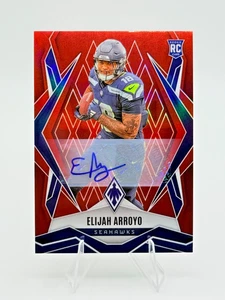 2025 Panini Phoenix Elijah Arroyo RC Rookie Red Auto /99 Seattle Seahawks #178 - Bild 1 von 2