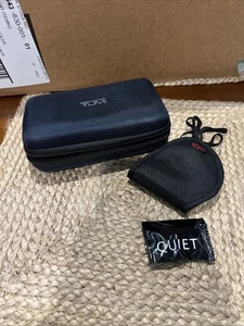 Tumi Delta Zip Amenity Toiletry CosmeticTravel Hard Shell Case Blue Luggage - Picture 1 of 4