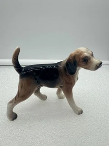 Vintage Porcelain Beagle Dog Figurine Japan  - Picture 1 of 8