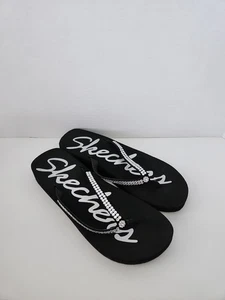 Skechers Yoga Foam Damen-Sandalen Flip-Flops 8 Perlen Meditation gebraucht, in einwandfreiem Zustand - Bild 1 von 5