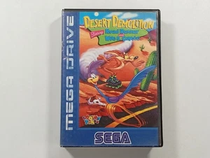 DESERT DEMOLITION STARRING ROAD RUNNER AND WIL E.COYOTE SEGA MEGADRIVE (MD) PAL- - Picture 1 of 9