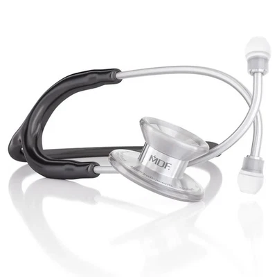¡NUEVO! Estetoscopio para adultos MDF MD One Epoch titanio negro sellado de fábrica nunca abierto Foto 1 de 4