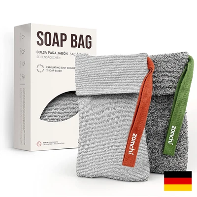ZOMCHI Duschseifentasche | Kordelzug | 2er Set - Bild 1 von 4