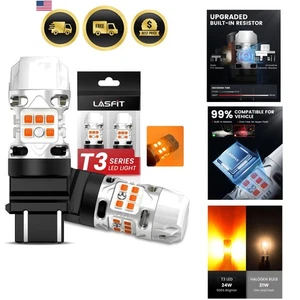 Amber LED Bulb Turn Signal 3157 4157 3057 3457 3047 3357 4057 3056 4156 Pack ... - Picture 1 of 9