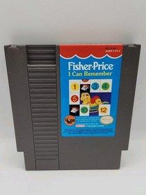 Fisher Price I Can Remember (Nintendo NES, 1990) Authentic - TESTED & Working !