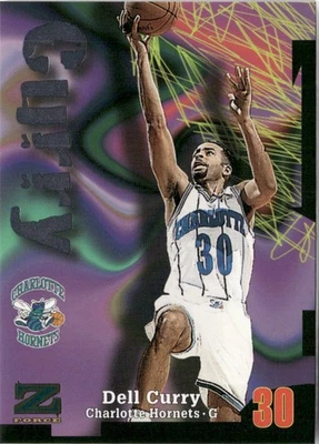 1997-98 SKYBOX Z-FORCE DELL CURRY CHARLOTTE HORNETS #65 - Image 1 of 3