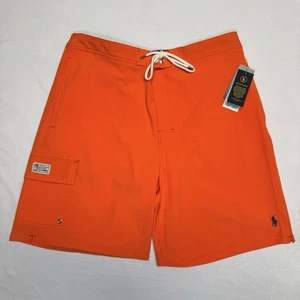Polo Ralph Lauren 8.5-Inch Kailua Classic Fit Swim Trunks, Orange, XL - Picture 1 of 15