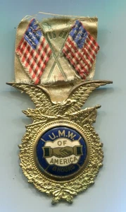 UMWA 8 Hour Badge, United Mine Workers of America - Picture 1 of 9