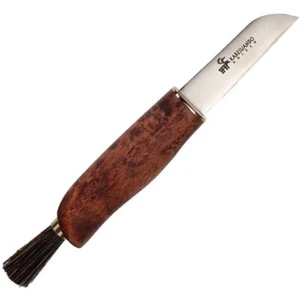 Karesuando Kniven Zwampe Mushroom Brown Birch 5Cr13MoV Fixed Blade Knife 370120 - Picture 1 of 3