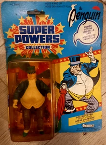 vintage kenner SUPER POWERS THE PENGUIN BATMAN VILLAIN 12 BACK 1984 RARE MOC - Imagen 1 de 8