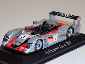 1/43 Minichamps Audi R8 Infineon Auto #3 24 Stunden LeMans Dealer Edition - Bild 1 von 1