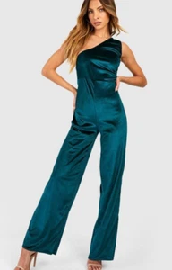 drape shoulder jumpsuit size 14 - Picture 1 of 2