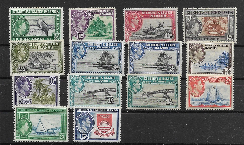 Gilbert & Ellice Islands @   1939 -  SG 43/54   MH @GB483 - Image 1 of 1