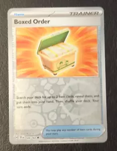 Pokemon TCG Temporal Forces Boxed Order Reverse Holo 143/182 - Picture 1 of 1