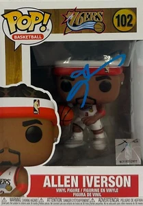 Allen Iverson autographed signed funko pop #102 Philadelphia 76ers JSA - Picture 1 of 3