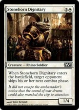 Stonehorn Dignitary NM MTG Magic the Gathering M12 2B3