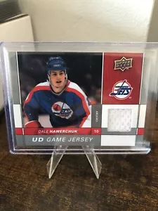 2009-10 Upper Deck Series 1 - UD Game Jersey - Dale Hawerchuk - JETS LEGEND!!! - Picture 1 of 1